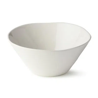 Certified International Linen Cream Stoneware Pasta Serving Bowl Oversized Neutral Glazed Bowl For Pasta, Salads, Entrees & 