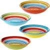 Certified International Mariachi Set Of 4 Pasta Bowls In Transparent