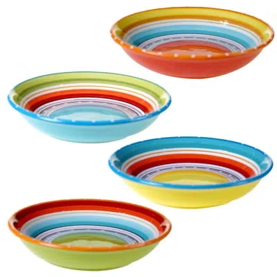 Certified International Mariachi Soup Bowl In Blue;green;red