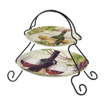 Certified International Meadow Brook Vineyard Tiered Server In Multi