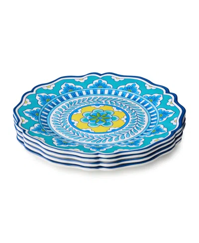 Certified International Melamine Dinner Plates, Set Of 4 In Multi