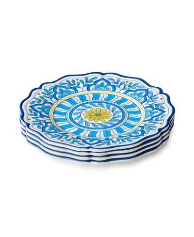 Certified International Melamine Salad Plates, Set Of 4 In Multi