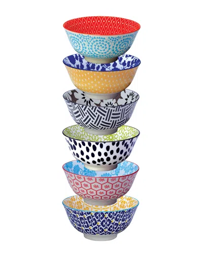 Certified International Melamine Set Of 6 Chelsea Porcelain Bowls