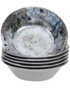 Certified International Melamine Set Of 6 Radiance Cream Bowl