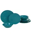 Certified International Solid Color Melamine 12-pc. Dinnerware Set