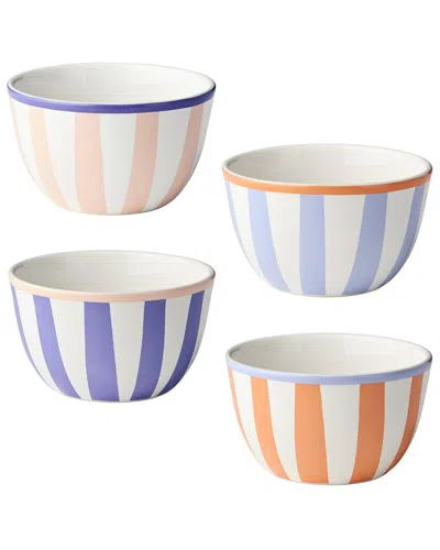 Certified International Menagerie Set Of 4 Ice Cream Bowls In Multi
