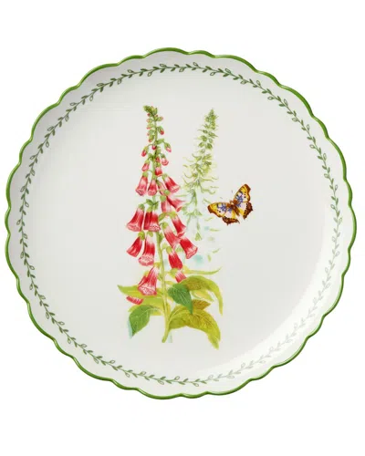 Certified International Mirabella Round Platter In Green