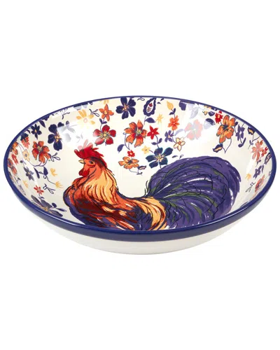 Certified International Morning Rooster Serving Bowl