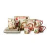 Certified International Nutcracker Parade 16-pc. Ceramic Dinnerware Set In Red