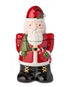 Certified International Nutcracker Parade 3-d Santa Cookie Jar In Red