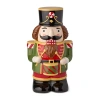 Certified International Nutcracker Parade Ceramic Cookie Jar In Red
