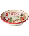 Certified International Nutcracker Parade Serving Bowl In Multi