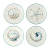 Certified International Ocean View 4-pc. Earthenware Dinner Plate In Blue