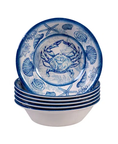 CERTIFIED INTERNATIONAL OCEANIC MELAMINE 6-PC. ALL PURPOSE BOWLS