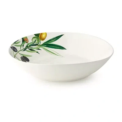 Certified International Oliva Stoneware Serving Bowl In White
