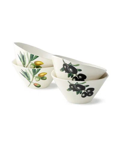 CERTIFIED INTERNATIONAL OLIVIA ICE CREAM BOWLS, SET OF 4, SERVICE FOR 4