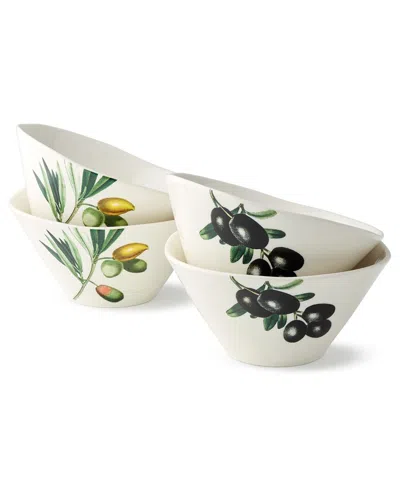 Certified International Olivia Set Of 4 Ice Cream Bowls In Multi