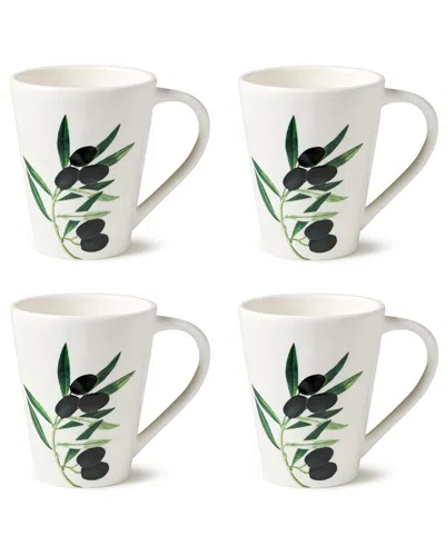 Certified International Olivia Set Of 4 Mugs In Multi