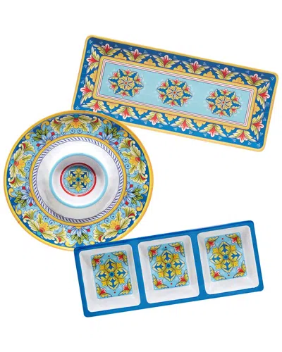 Certified International Palermo 3pc Hostess Set