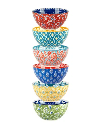 Certified International Panache Set Of 6 All Purpose Bowls In Multi