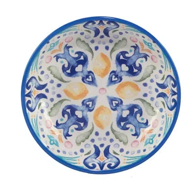 Certified International Pasta Dish In Blue;green;orange