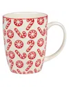 Certified International Peppermint Candy Mugs (set Of 6)
