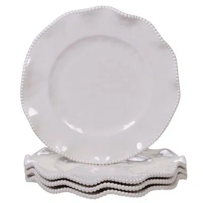Certified International Perlette Melamine Dinner Plate In Cream