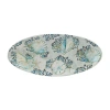 Certified International Playa Shells Earthenware Serving Platter In Blue