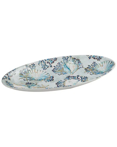 Certified International Playa Shells Fish Platter