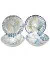 Certified International Playa Shells Set Of 4 Salad Plate