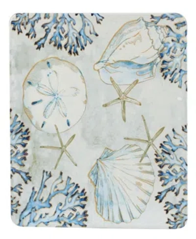 CERTIFIED INTERNATIONAL PLAYA SHELLS SQUARE PLATTER