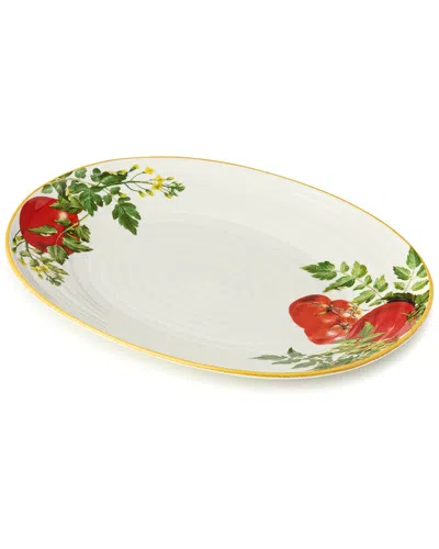 Certified International Pomodoro Oval Platter