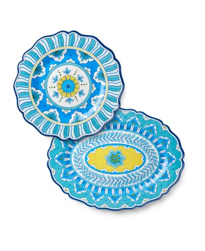 Certified International Porto Platters, 2-pc. Set In Multi