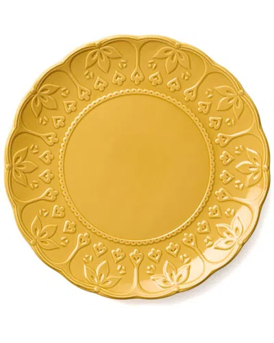 Certified International Provence Embossed Charger In Yellow