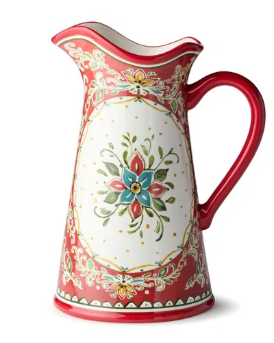 Certified International Provence Pitcher In Red