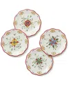 Certified International Provence Set Of 4 Assorted Canape Plates