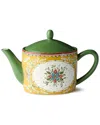Certified International Provence Teapot In Green