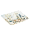 Certified International Rectangular Platter In Blue;brown;beige
