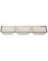 Certified International Regency 3-section Porcelain Tray