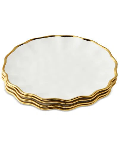 Certified International Regency Dinner Plates, Set Of 4 In Multi