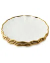 Certified International Regency Gold Set Of 4 Salad Plates