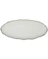 Certified International Regency Oval Fish Platter In Silver