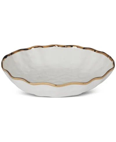 Certified International Regency Serving Bowl In Gold