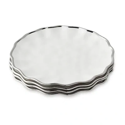 Certified International Regency Silver 4-pc. Porcelain Dinner Plate