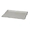 Certified International Regency Silver Rectangular Platter 16in In White