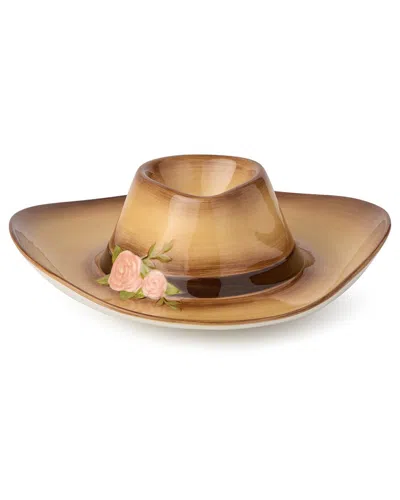CERTIFIED INTERNATIONAL CERTIFIED INTERNATIONAL ROSEWOOD 3-D COWGIRL HAT CHIP & DIP