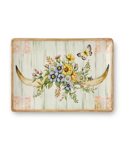 Certified International Rosewood Rectangular Platter In Miscellaneous