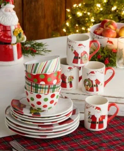 Certified International Santa Delight Dinnerware Collection In Multi