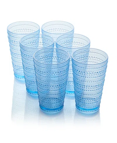 CERTIFIED INTERNATIONAL SANTA FE ACRYLIC ICE TEA GLASSES, SET OF 6