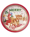 Certified International Santa's Retro Christmas Set Of 4 Soup Bowls